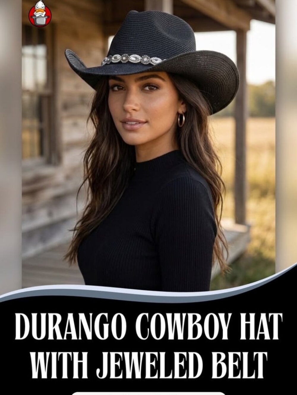 Durango Cowboy Hat with Jeweled Belt